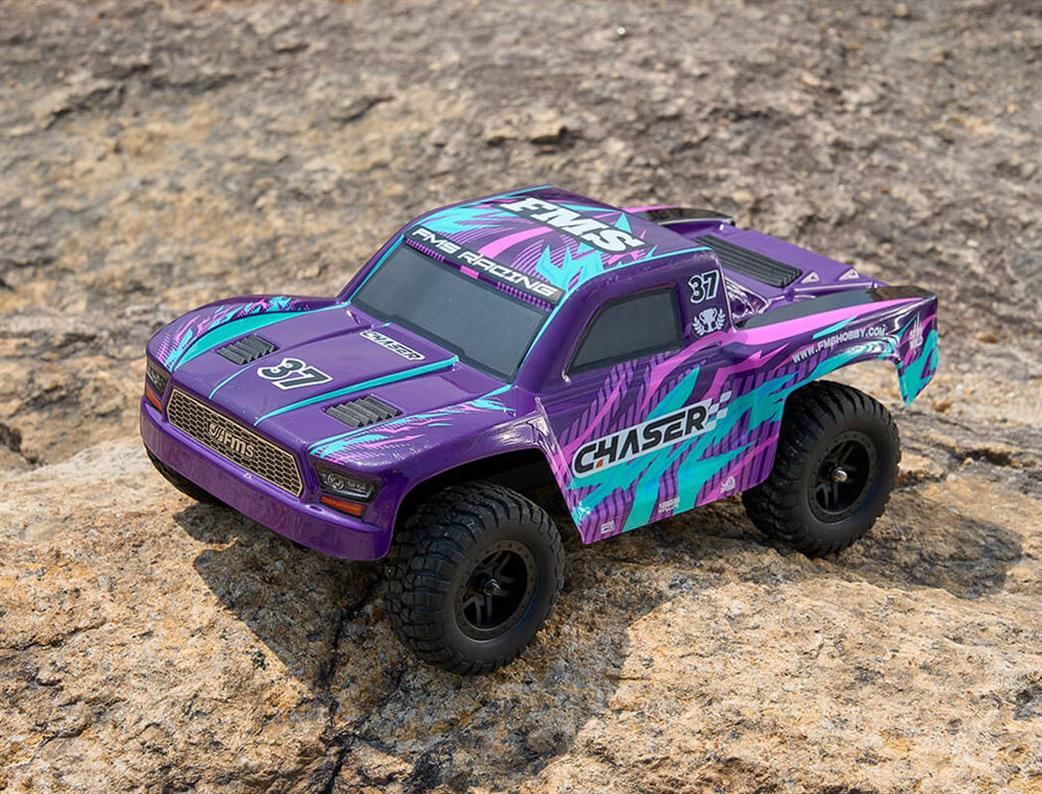 FMS Famous Model 1/24 FMS12441BDRTRPU FSC24 Chaser Truck RTR  Purple