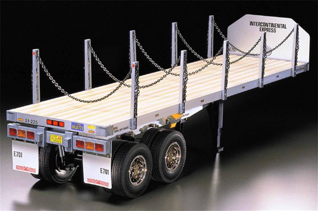 Tamiya 1/14 56306 Flatbed Semi Trailer for Tamiya Radio Control Trucks