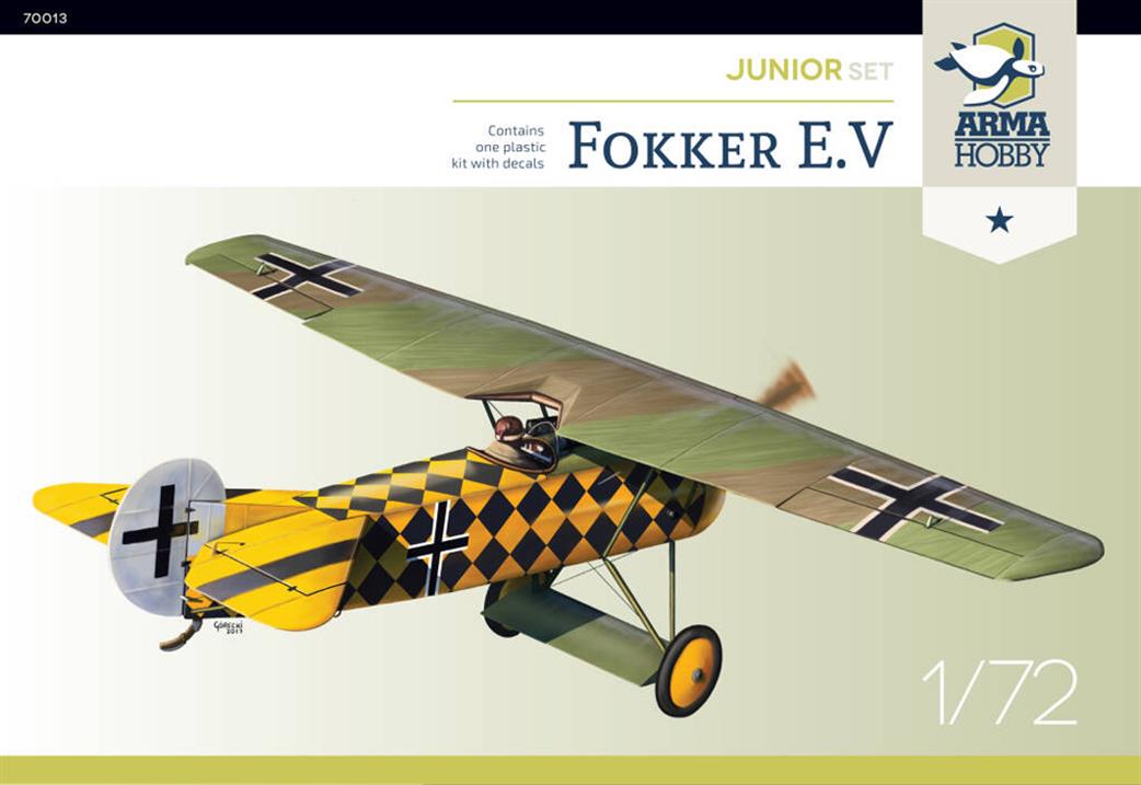 Arma Hobby 1/72 70013 Fokker E.V Junior Set Plastic Kit