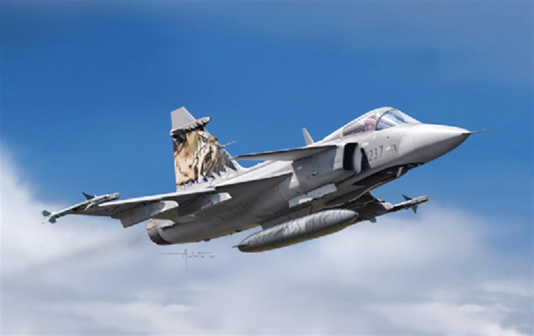 Italeri 1/72 1306 Swedish JAS 39 Gripen Multi Role Fighter Kit