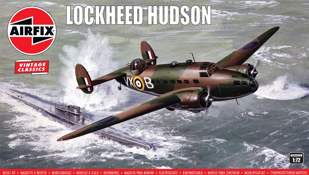 Airfix 1/72 A03006V Lockheed Hudson Vintage Classic