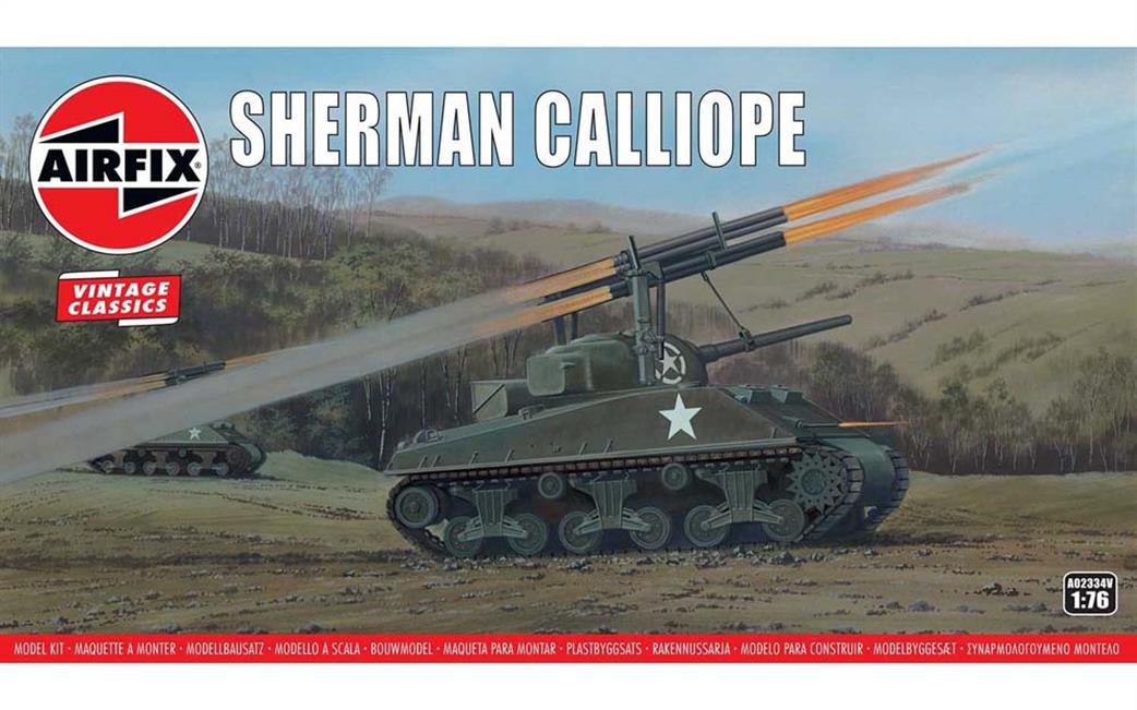 Airfix 1/76 A02334V British Sherman Calliope WW2 Tank Kit