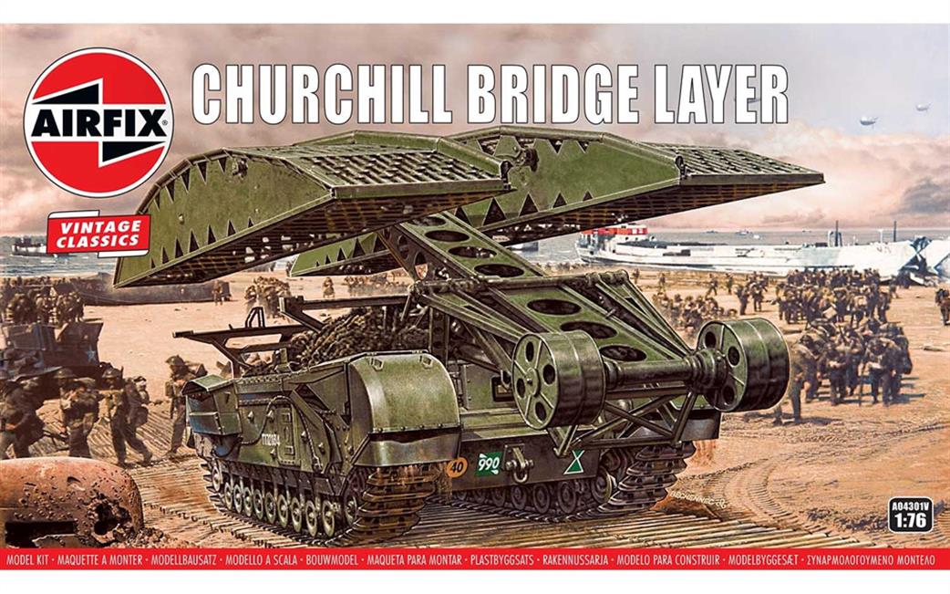 Airfix 1/76 A04301V British Churchill Bridge Layer Plastic Kit