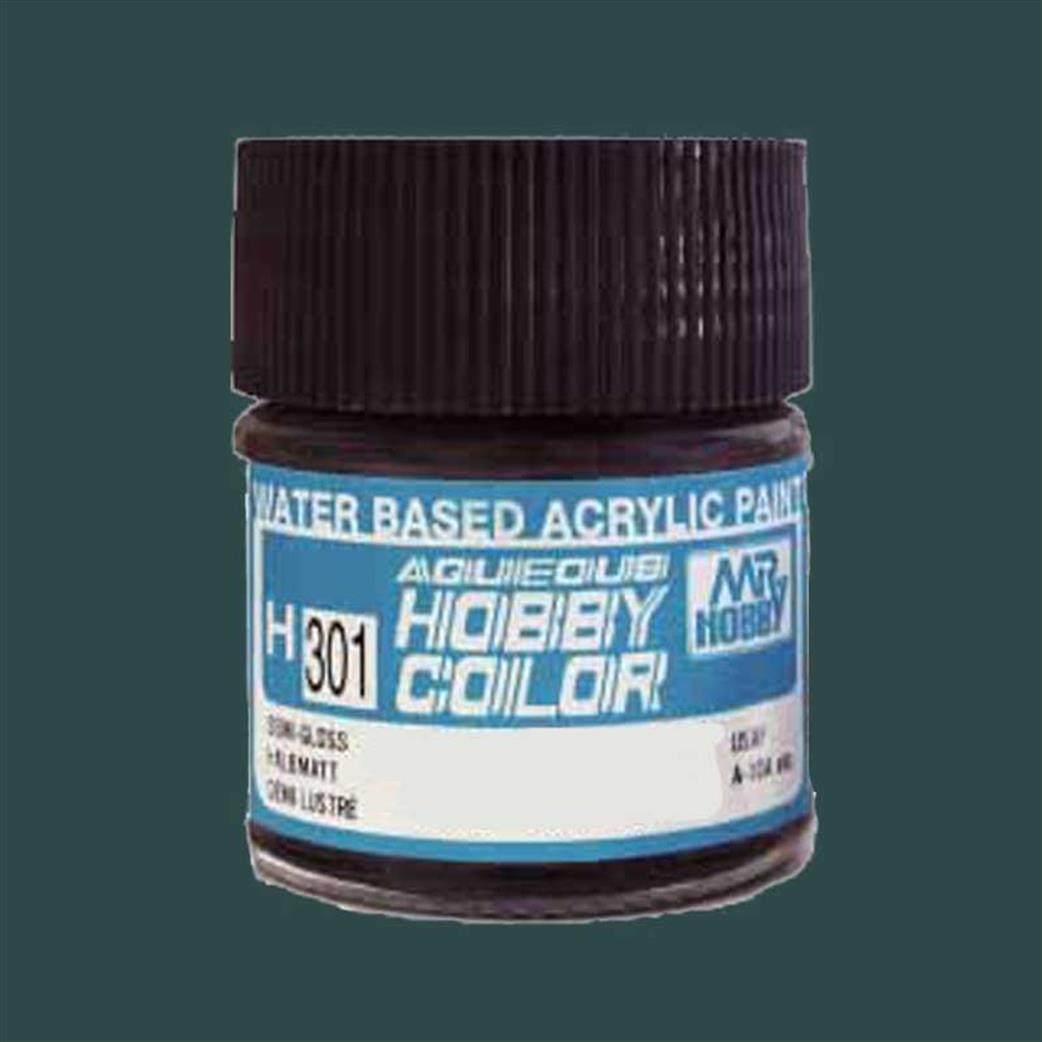 Gunze Sangyo  H330 330 Dark Green BS 381C/641 Mr Hobby Acrylic Paint 10ml