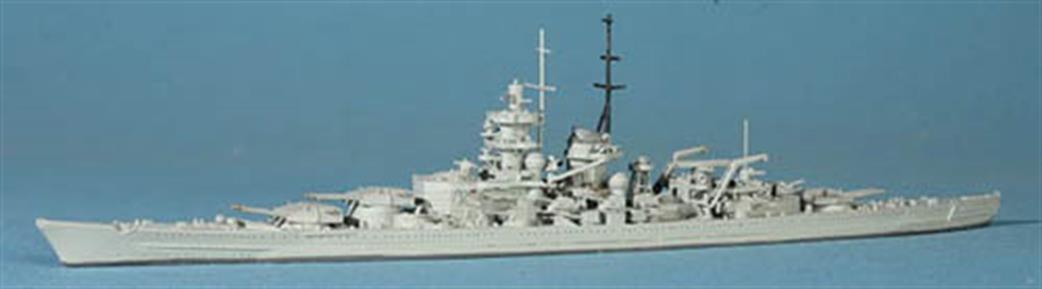 Navis Neptun 1/1250 1004 Gneisenau German Battlecruiser 1940-41 model ship