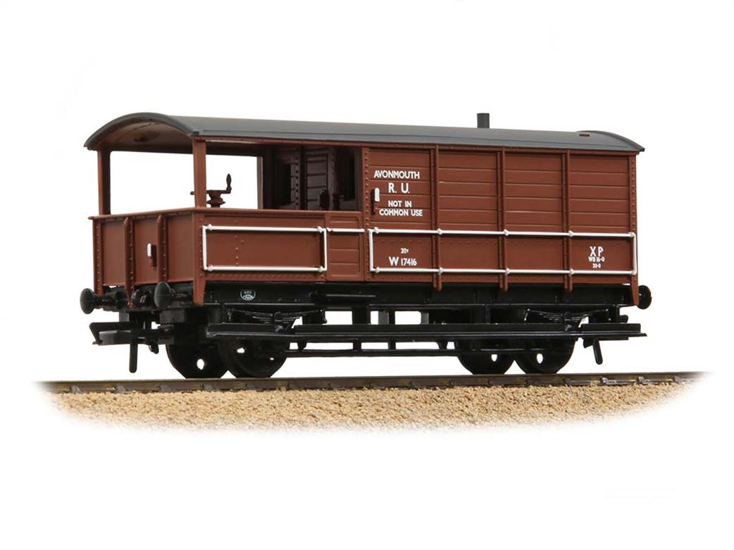 Bachmann OO 33-307B BR ex-GWR 20ton Toad Goods Brake Van Bauxite Early Avonmouth RU