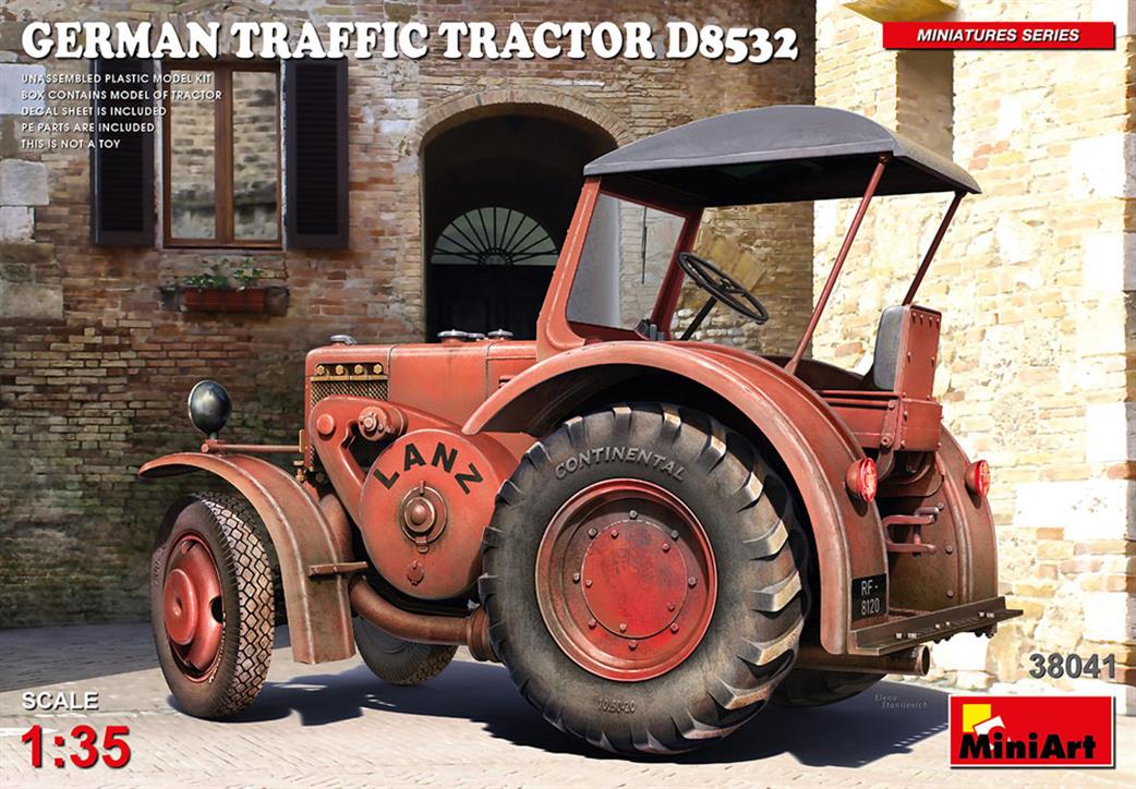 MiniArt 1/35 38041 D8532 German Traffic Tractor Plastic kit