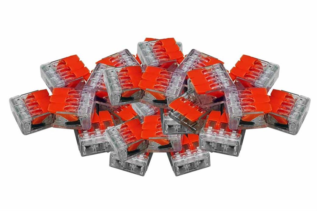 DCC Concepts  DCW-iL.25 Solderless 3-Way i-Link Connectors Pack of 25