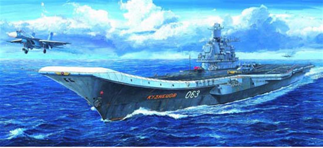 Trumpeter 1/700 05713 Admiral Kuznetsov Modern Russian Carrier Kit