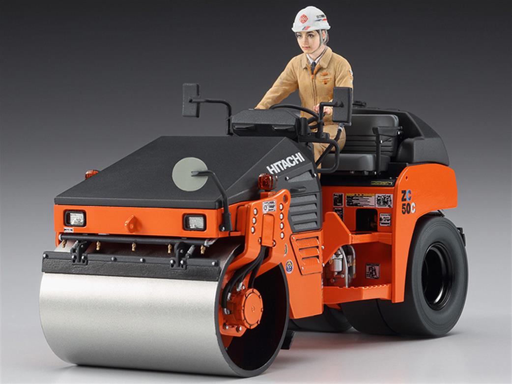 Hasegawa 1/35 66002 Hitachi Vibratory ZC50C-5 Combined Roller