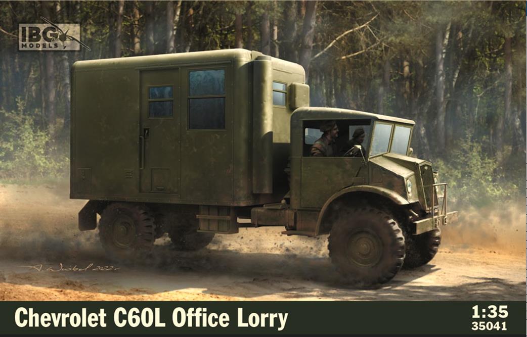 IBG Models 1/35 35041 Chevrolet C60L Office Lorry Plastic Kit