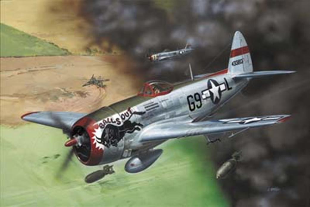 Revell 1/72 04155 US P47D Thunderbolt WW2 Fighter Kit