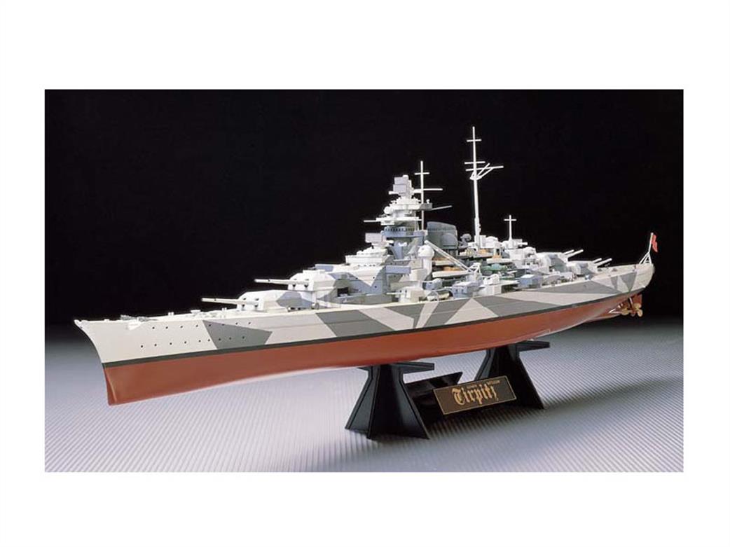 Tamiya 1/350 78015 German Battleship Tirpitz WW2 Model Kit