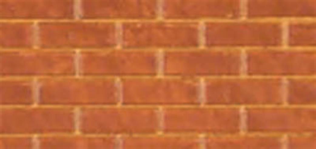 South Eastern Finecast OO FBS401W 4mm Plain Bond Brick Embossed Styrene Sheet White