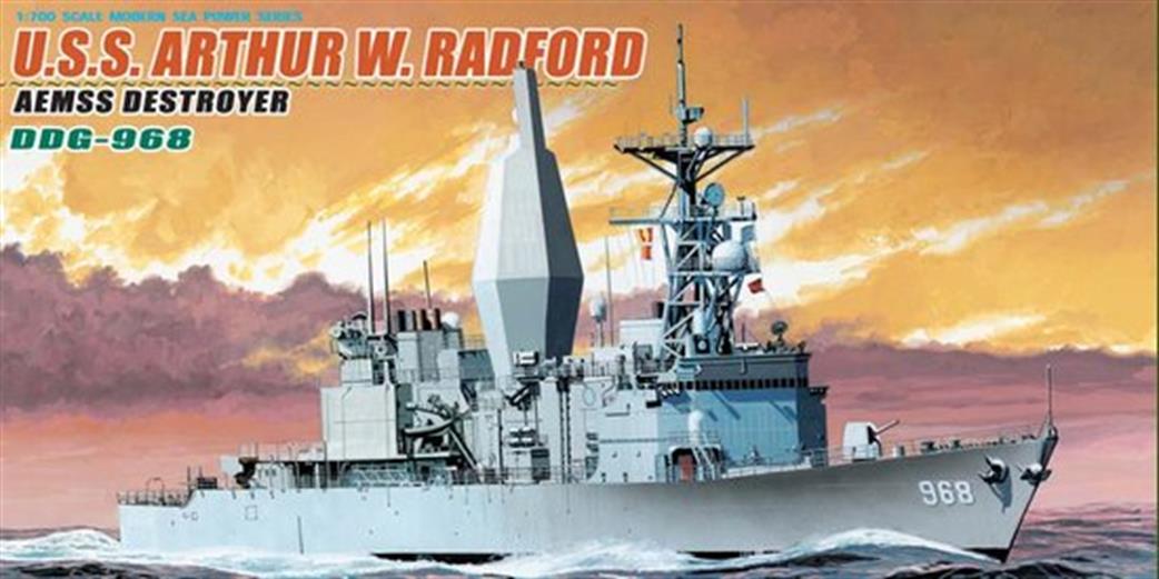 Dragon Models 1/700 7031 U.S.S. Arthur. W. Radford Aemss Destroyer Plastic Model Kit