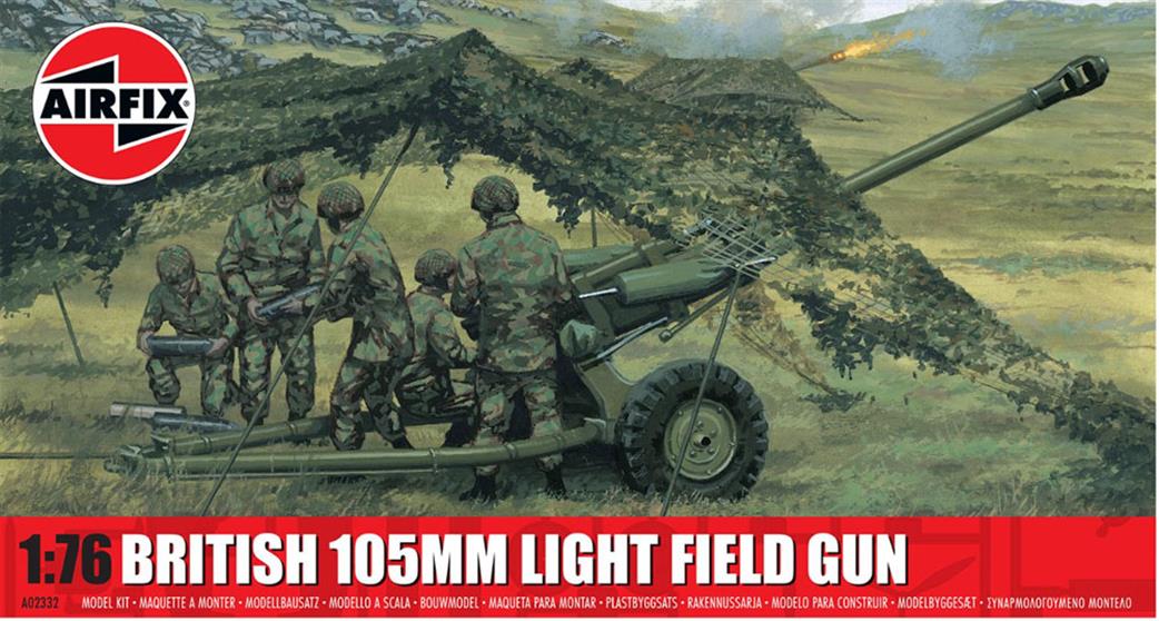 Airfix 1/76 A02332 British L119 105MM Light Gun kit