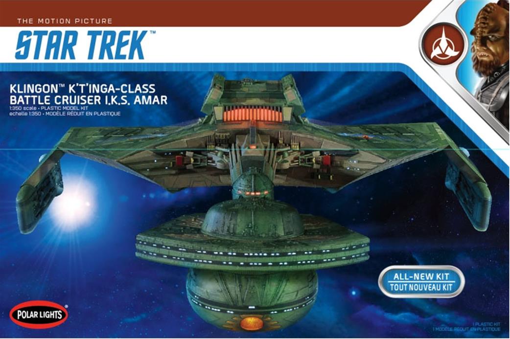 Polar Lights 1/350 POL950 Klingon K't'inga Battle Cruiser Plastic Kit