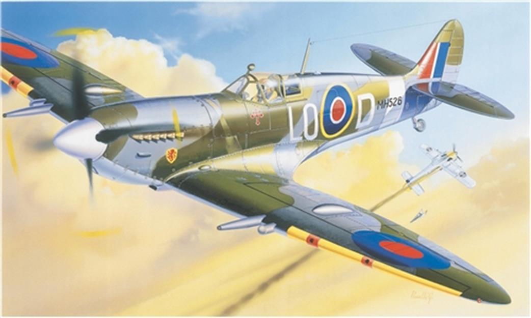 Italeri 1/72 094 Spitfire MK9 Fighter Aircraft Kit