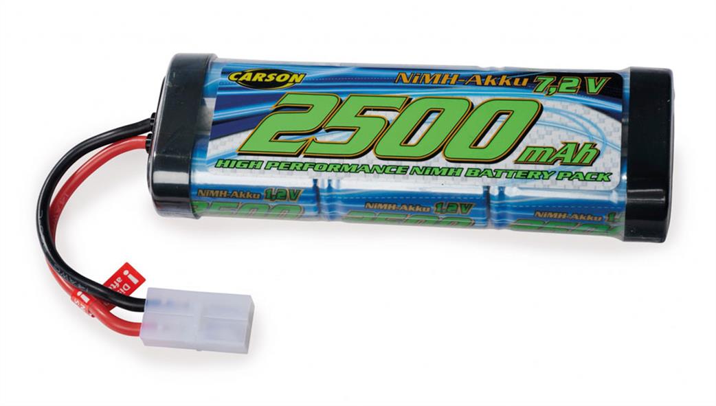 Carson 500608222 7.2v Battery 2500mah NiMH Battery Pack