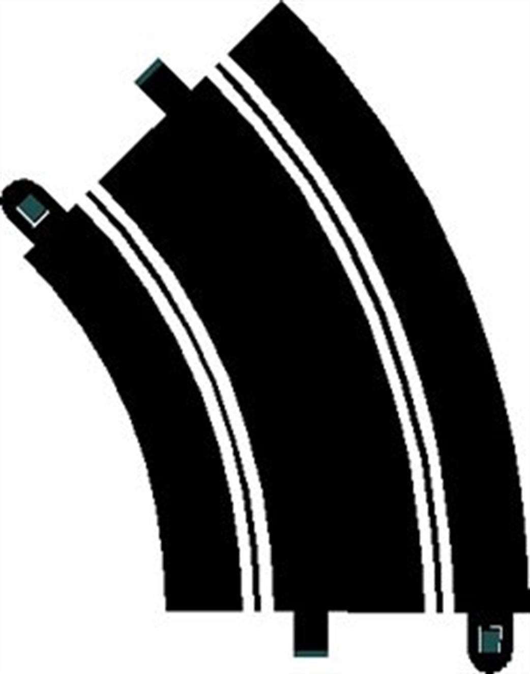 Scalextric 1/32 C8206 Sport Track Radius 2 Curve 45 pack of 2