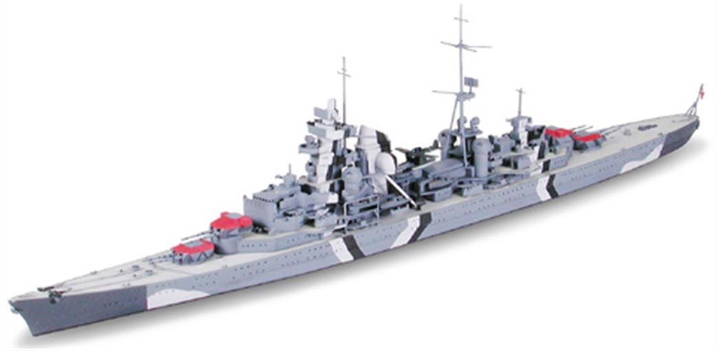 Tamiya 1/700 31805 German Heavy Cruiser Prinz Eugen WW2 Waterline Series