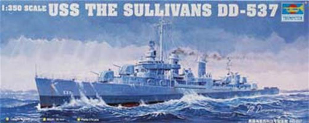 Trumpeter 1/350 05304 USS The Sullivans DD-537 WW2 Destroyer kit