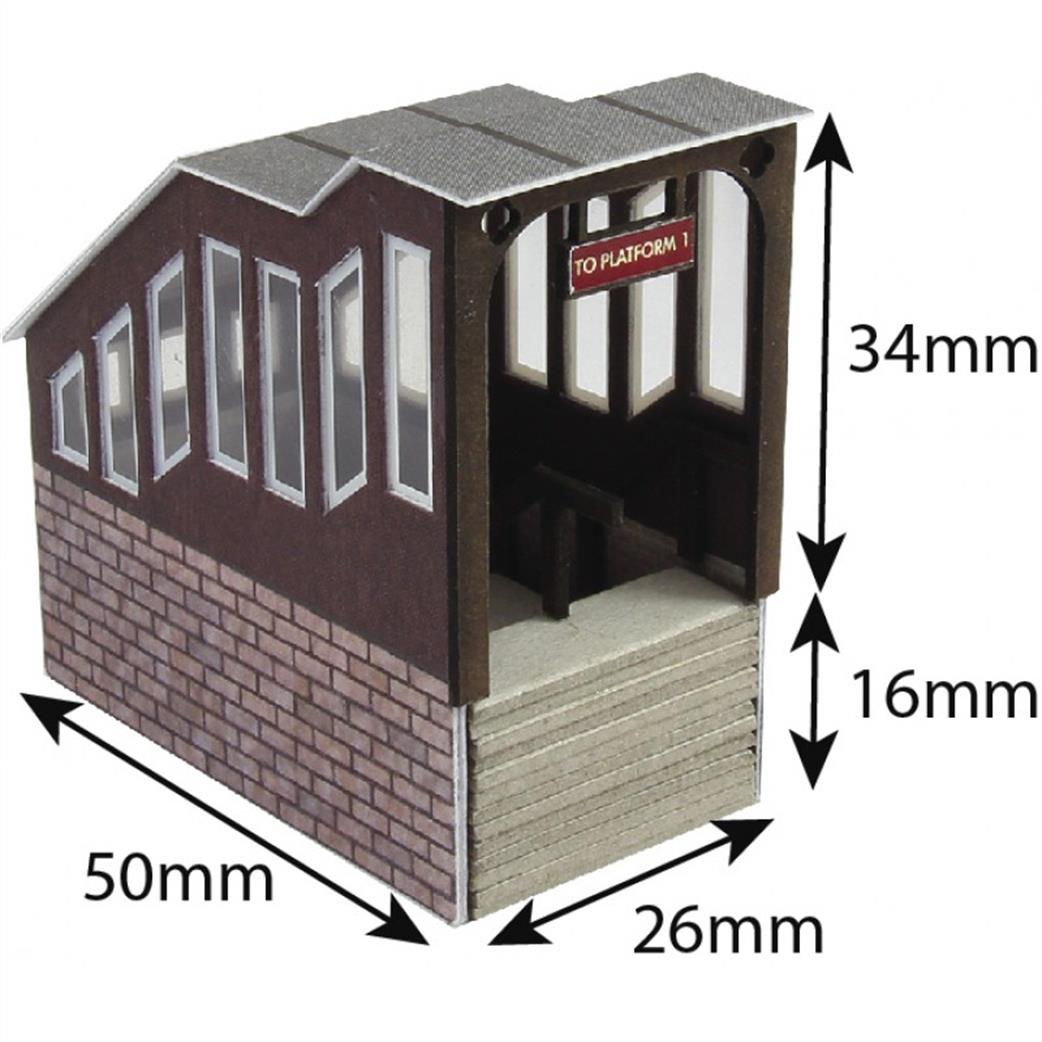 Metcalfe OO PO400 Station Platform Underpass / Subway Entrances Pack of 2