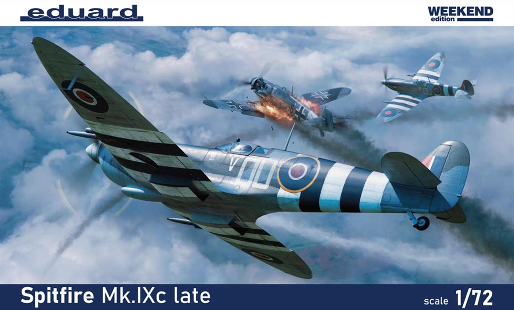 Eduard 1/72 7473 Spitfire Mk.1XC Late Weekend Edition Plastic Kit