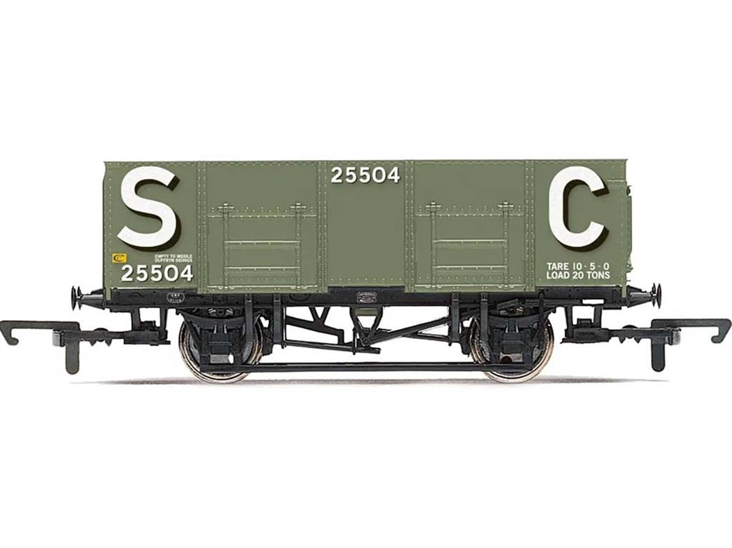 Hornby OO R60256 Stephenson Clarke 20Ton Steel Body Open Wagon Grey S C