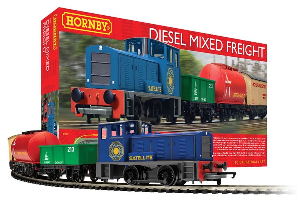 Hornby OO R1292M Diesel Mixed Freight Train Set