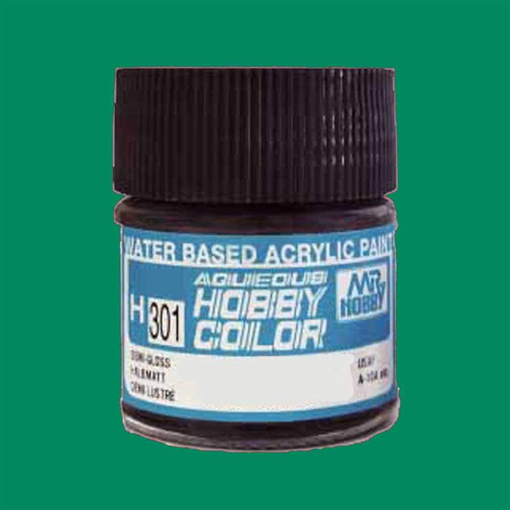 Gunze Sangyo  H89 89 Metallic Green Mr Hobby Acrylic Paint 10ml