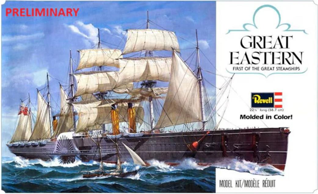 Revell 1/388 05608 Great Eastern 75 Years Plastic Modelling Plastic Kit