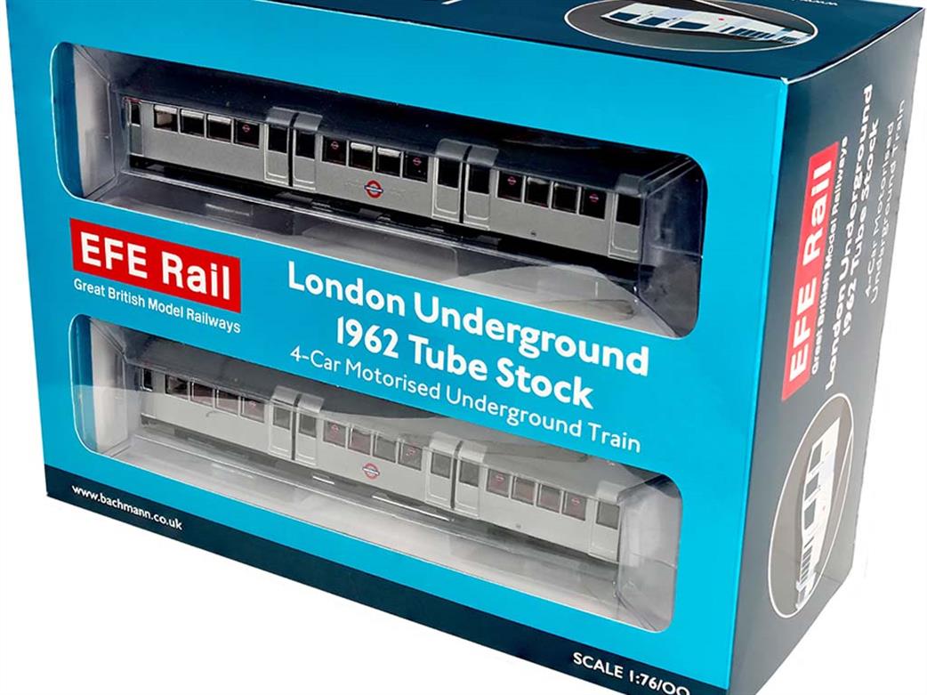 EFE Rail OO E99942 London Underground 1962 Tube Stock 4-car Train