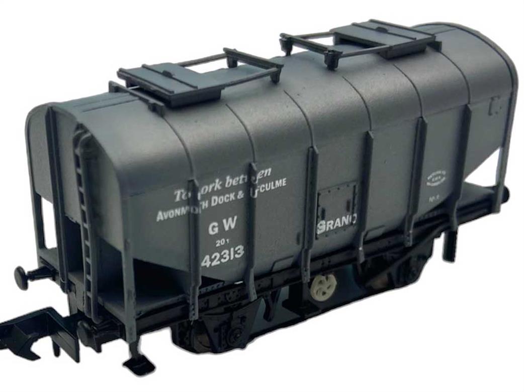 Dapol N 2F-036-055 GWR Grano 42313 Bulk Grain Covered Hopper Wagon Return to Avonmouth