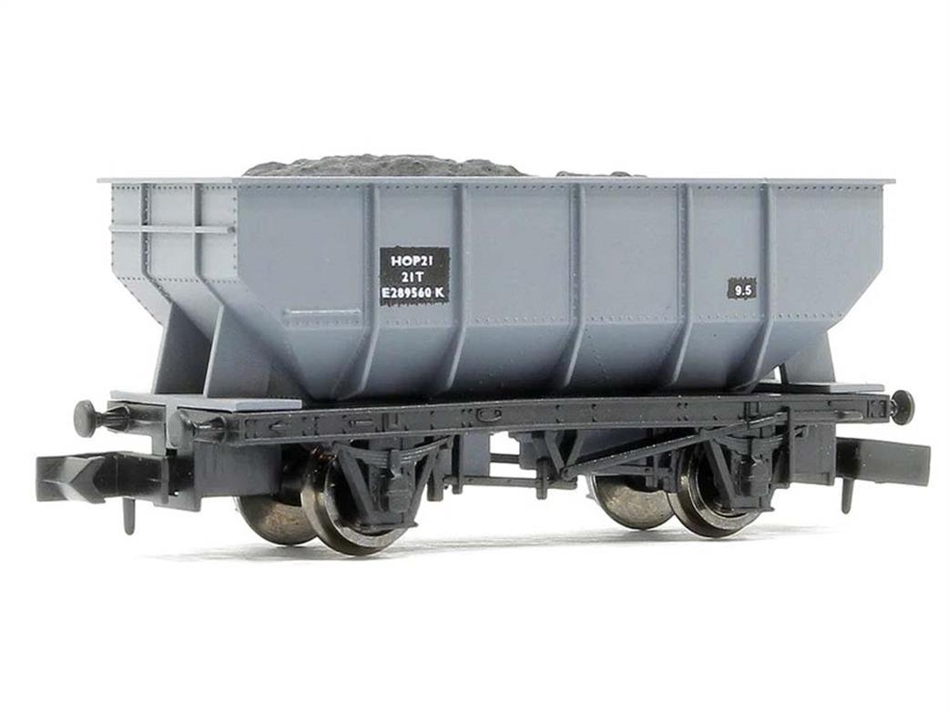 Dapol N 2F-034-083 BR 21-ton Hopper Wagon E289560 Goods grey Livery HOP21