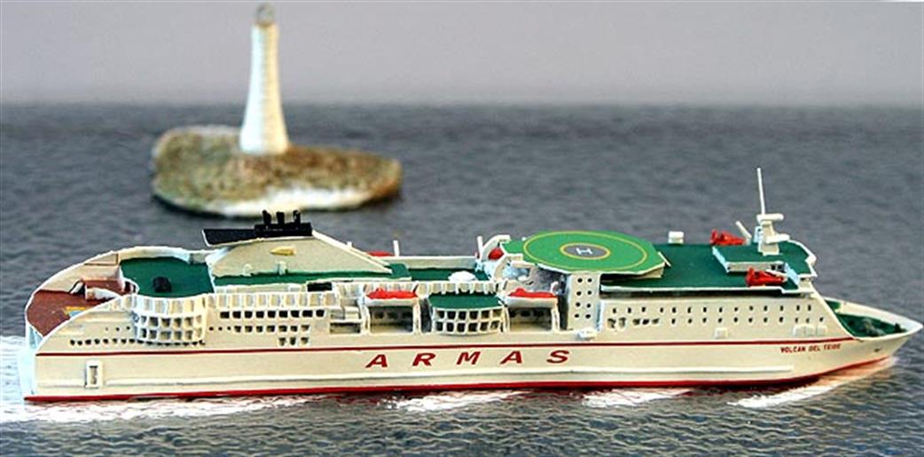 Albatros 1/1250 AL284 Volcan de Teide RoPax Ferry Waterline Model