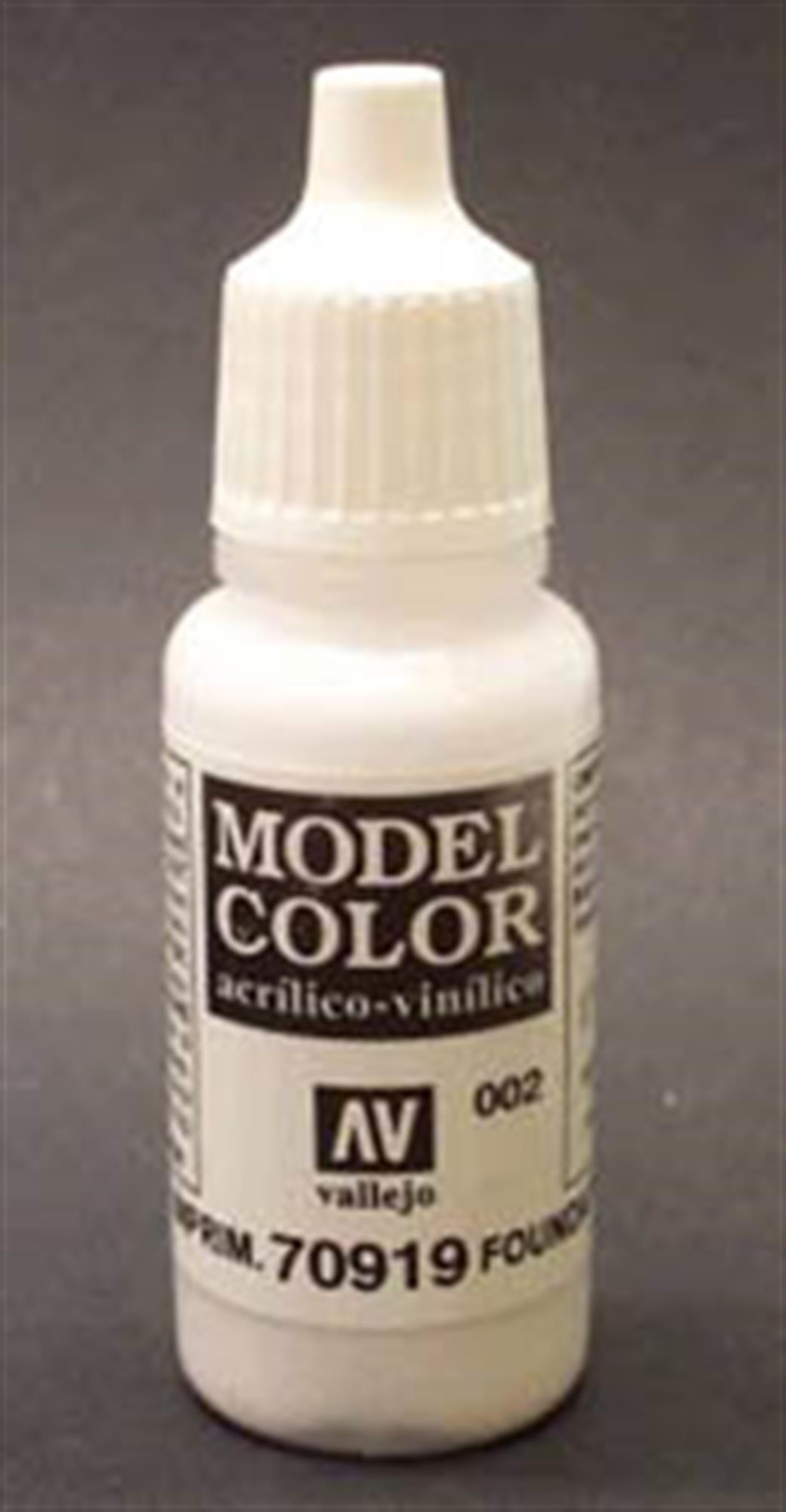 Vallejo  70919 919 Model Color Matt White Foundation Acrylic Paint 17ml 002