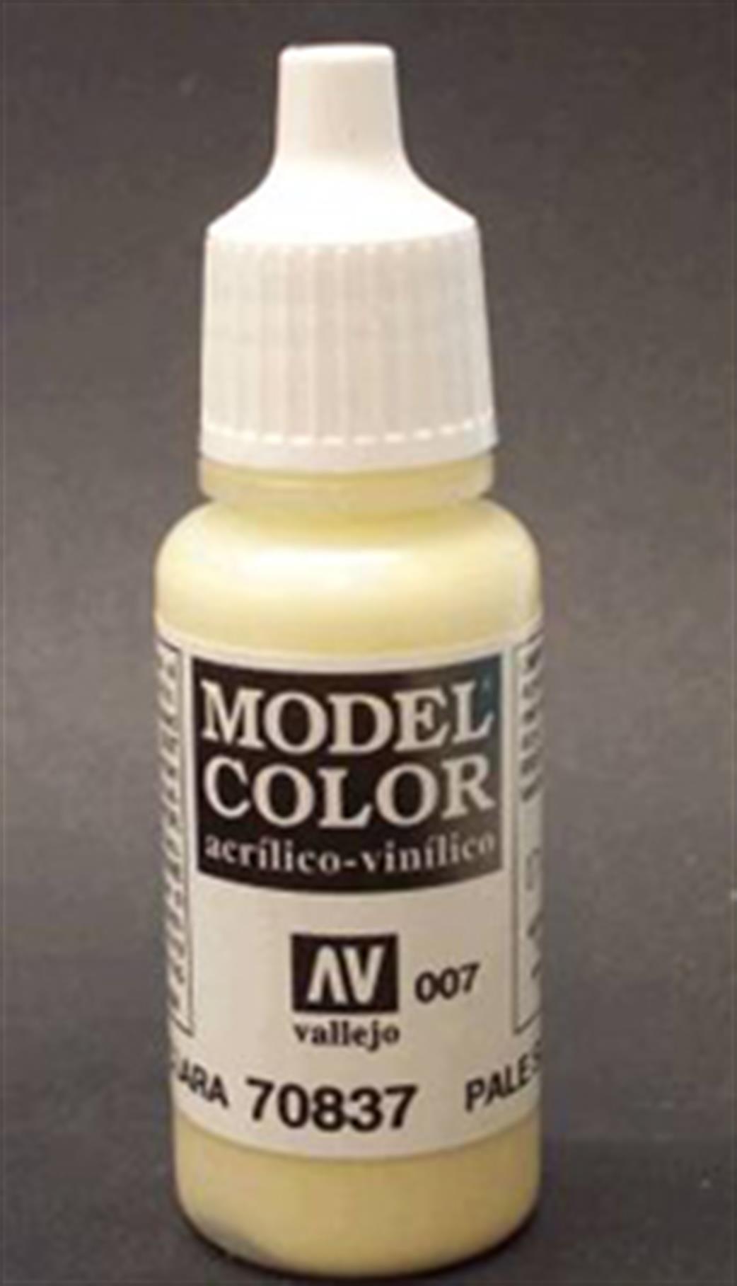 Vallejo  70837 837 Model Color Matt Pale Sand Acrylic Paint 17ml 007