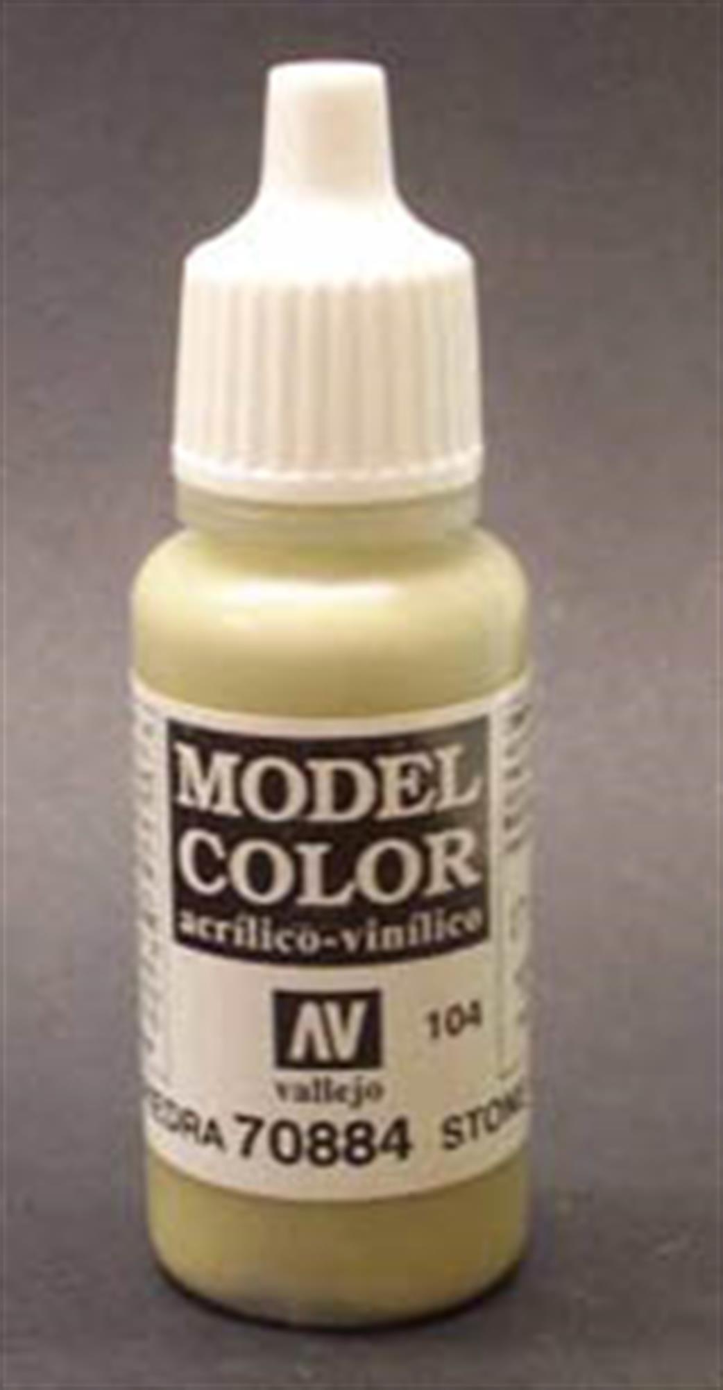 Vallejo  70884 884 Model Color Matt Stone Grey Acrylic Paint 17ml 104