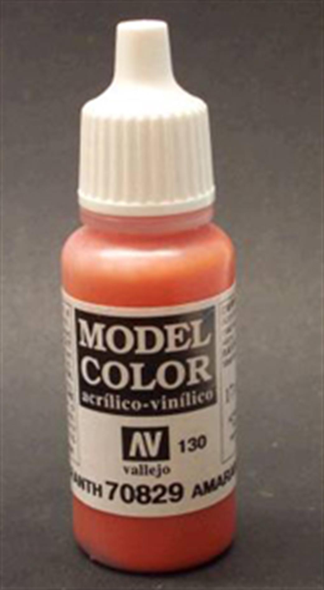 Vallejo  70829 829 Model Color Matt Amarantha Red Acrylic Paint 17ml 130