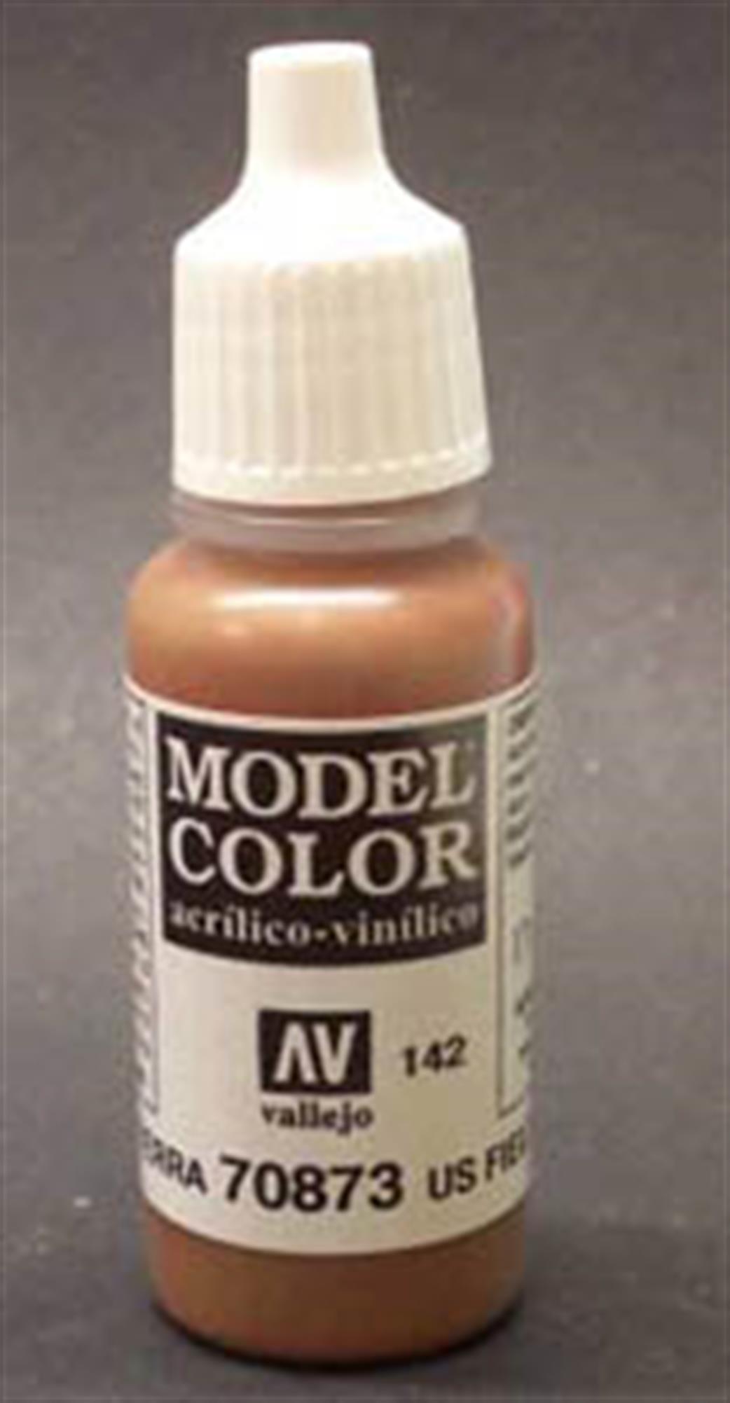 Vallejo  70873 873 Model Color Matt US Field Drab Acrylic Paint 17ml 142