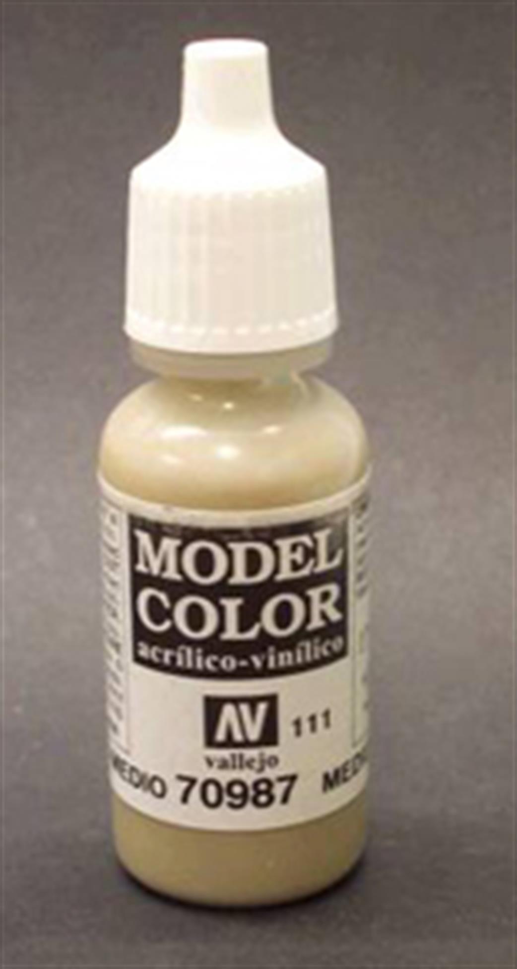 Vallejo  70987 987 Model Color Matt Medium Grey Acrylic Paint 17ml 111