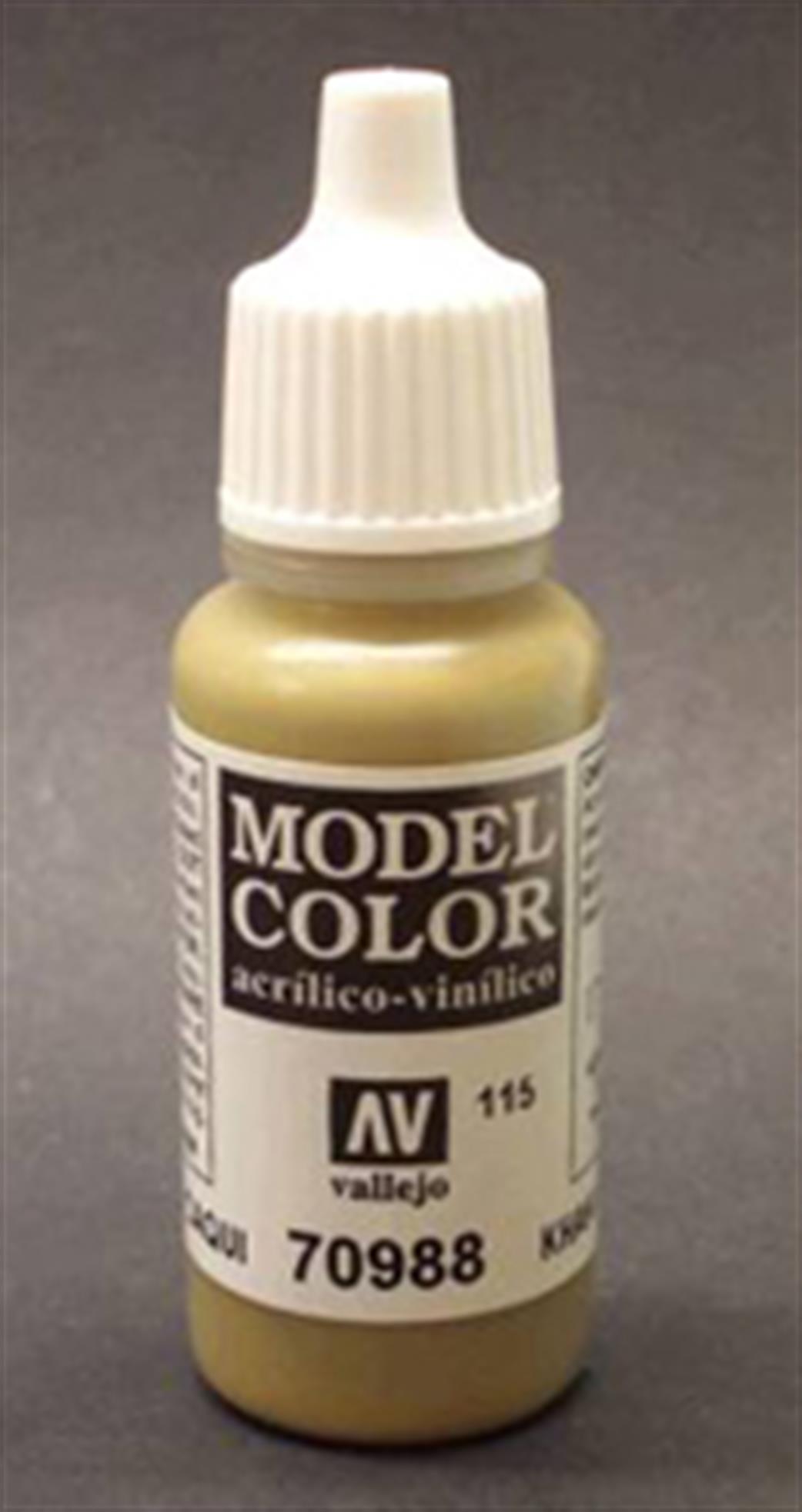 Vallejo  70988 988 Model Color Matt Khaki Acrylic Paint 17ml 115