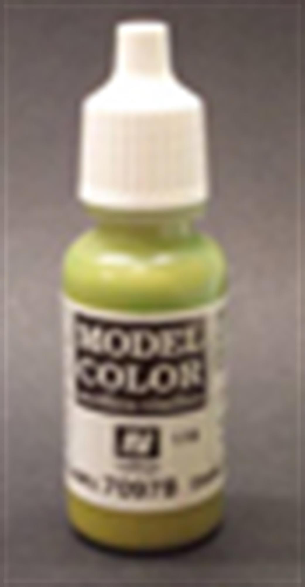 Vallejo  70978 978 Model Color Matt Dark Yellow Acrylic Paint 17ml 116