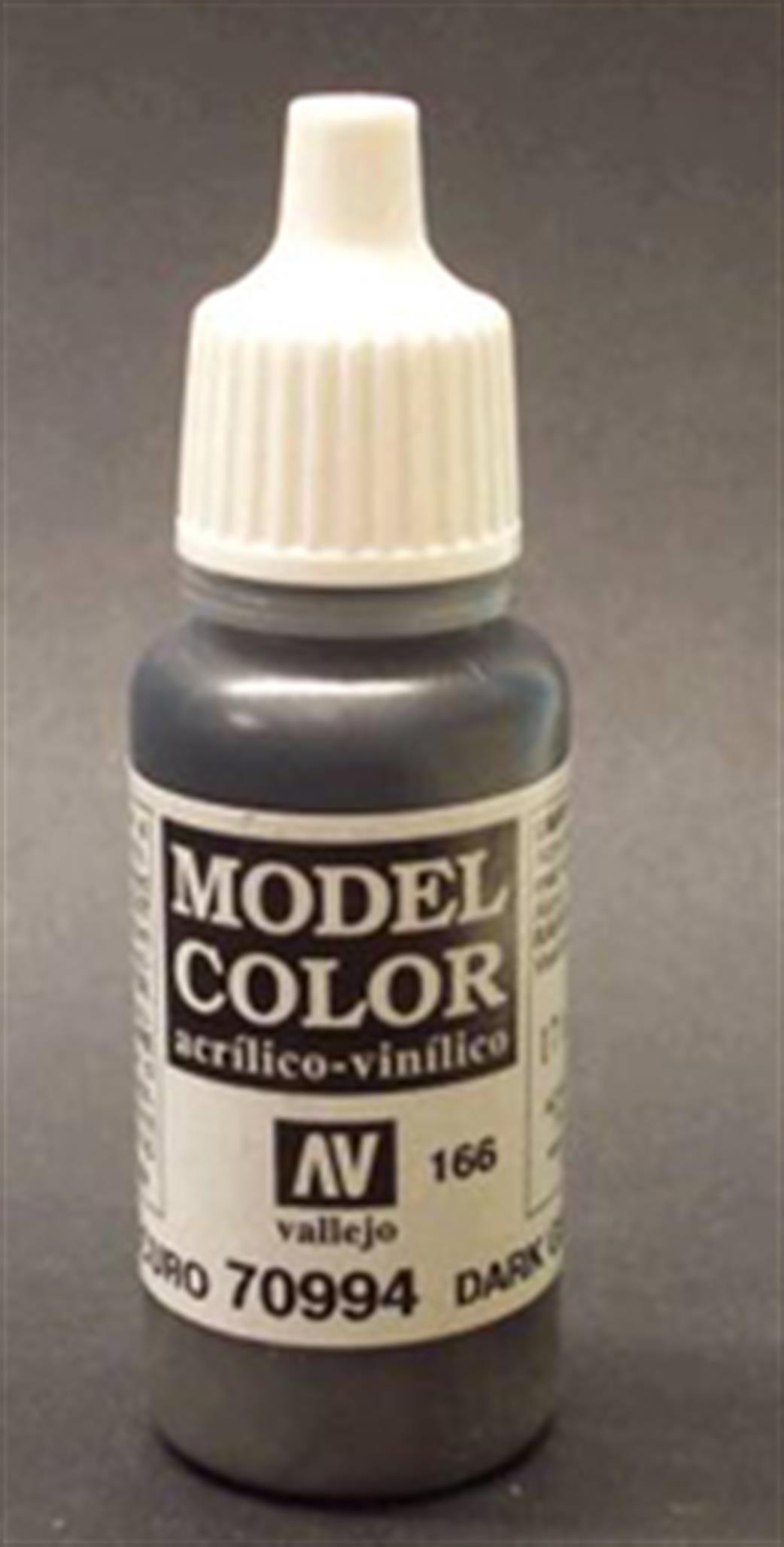 Vallejo  70994 994 Model Color Matt Dark Grey Acrylic Paint 17ml 166