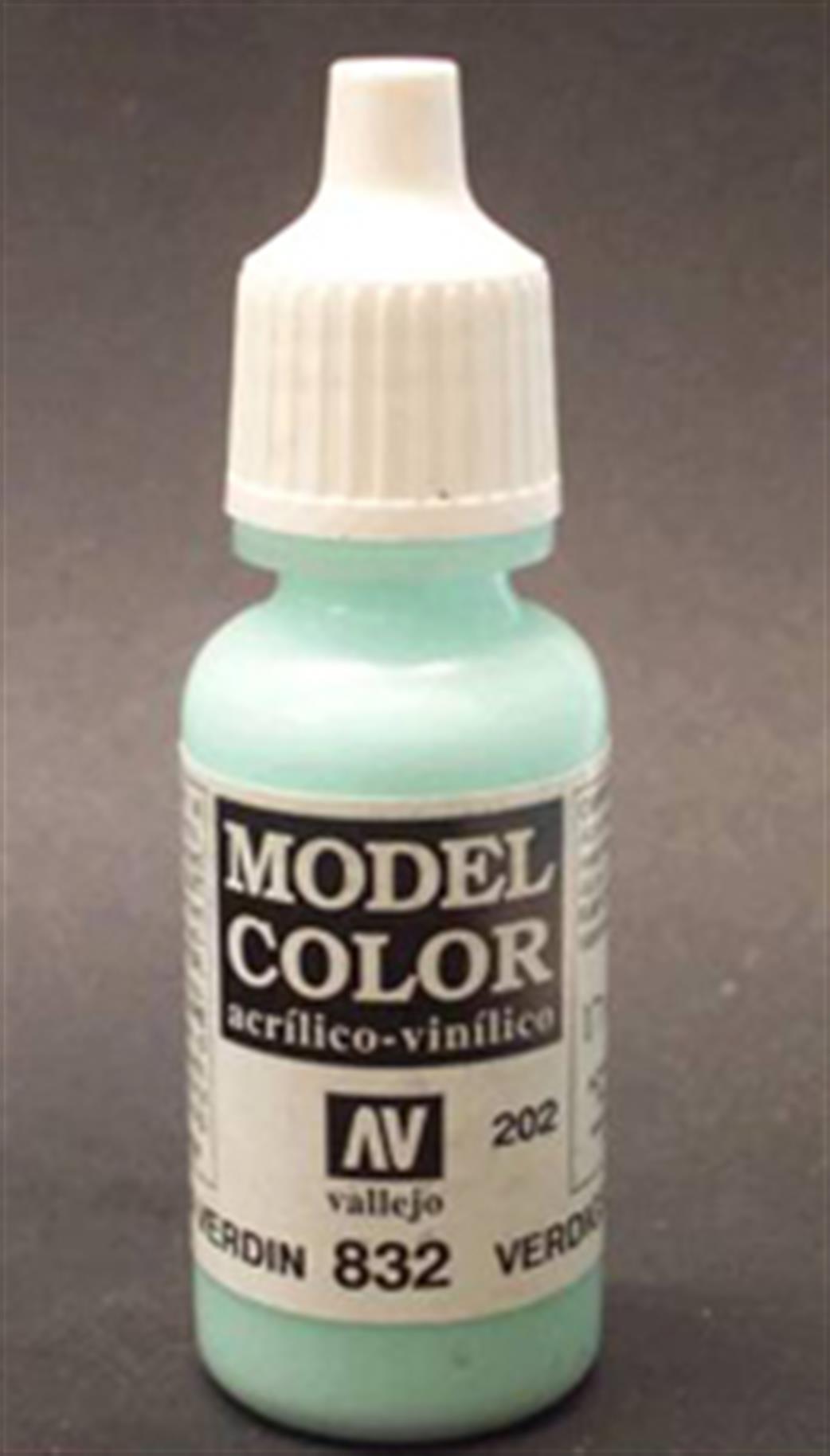 Vallejo  70832 832 Model Color Vedigris Glaze Acrylic Paint 17ml 202