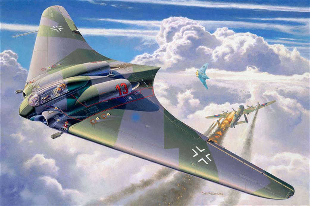 Revell 1/72 04312 Horten Go229 Flying Wing Kit