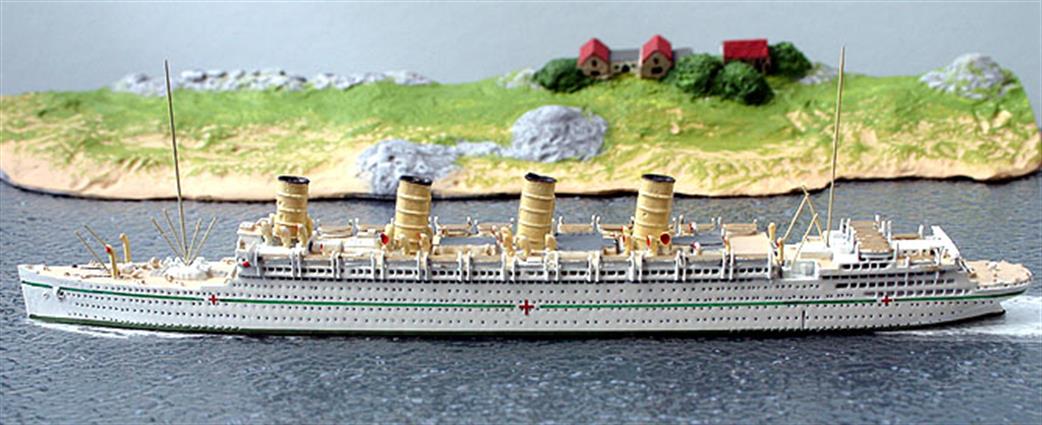 Albatros 1/1250 Alk113 HMHS Aquitania, WW1 hospital ship, 1915