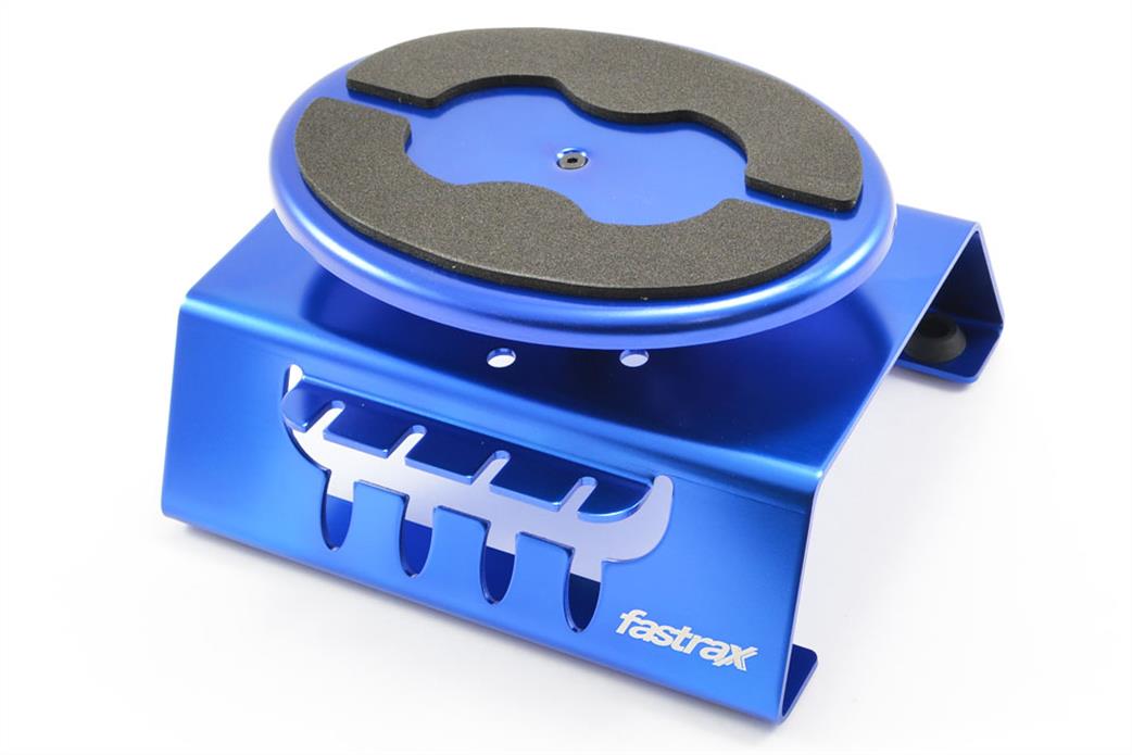 Fastrax  FAST407B Rotating Pit Stand With Magnet And Shock Station Blue