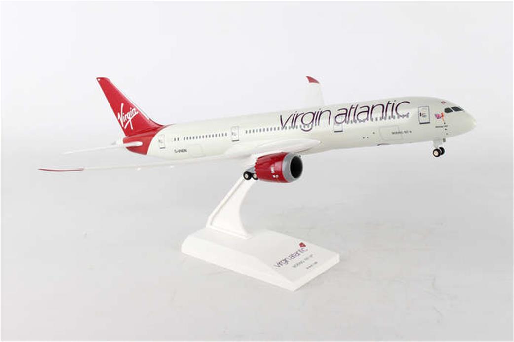 Skymarks 1/200 SKR887 Virgin Atlantic Boeing B787-9 with Landing gear Model